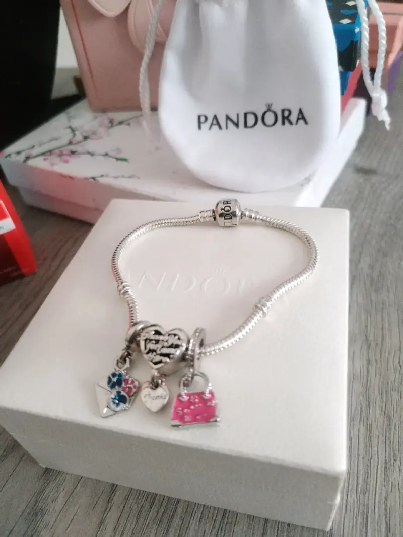 Pulsera de plata con charms - 2