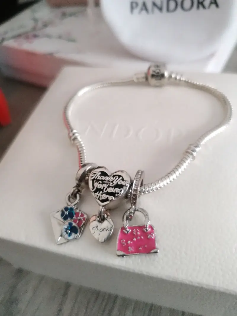 Pulsera de plata con charms - 3