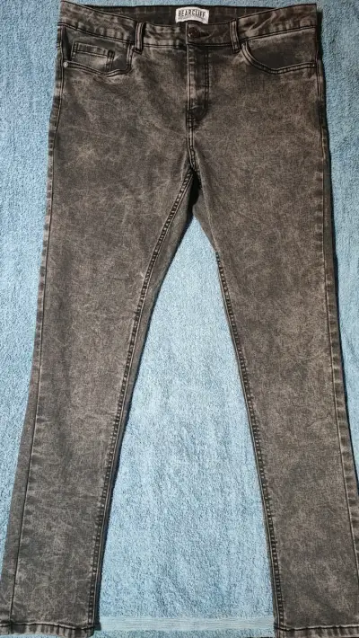 Jeans Bearcliff Super Skinny Fit Gris Talla 46 - miniatura 1