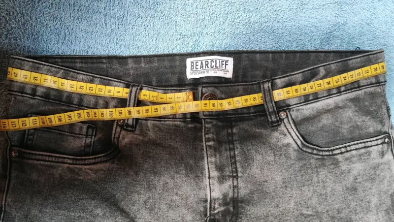 Jeans Bearcliff Super Skinny Fit Gris Talla 46 - 3