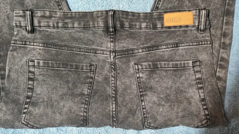 Jeans Bearcliff Super Skinny Fit Gris Talla 46 - 5