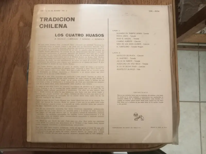 2 Vinilos folklor chileno - 4