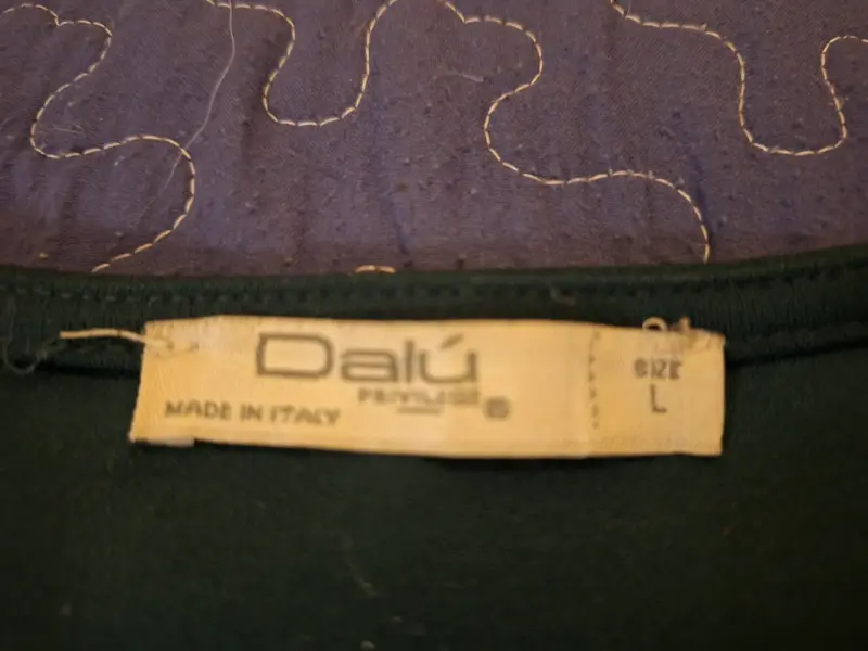 Tapado verde oscuro de mujer Dalu talla L - 2