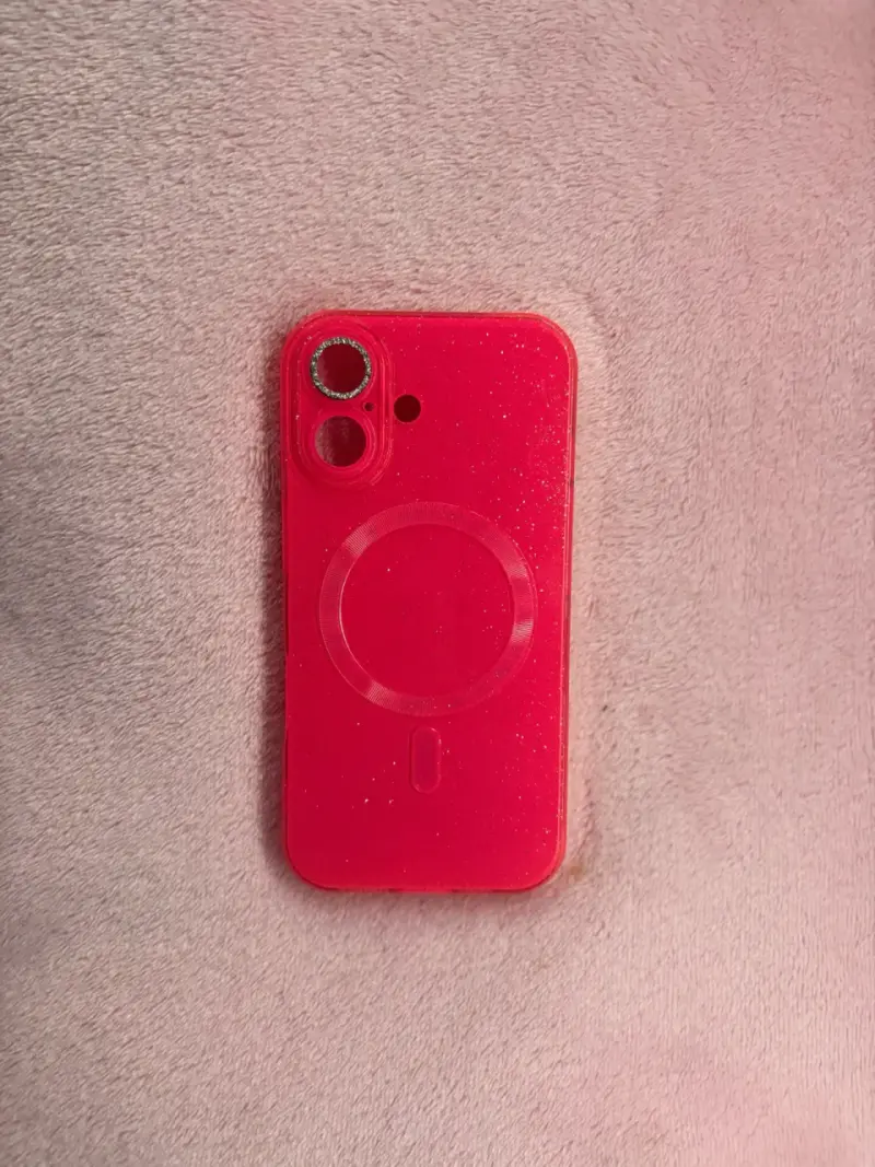 Carcasa iPhone 16 Fucsia Brillante Magnética