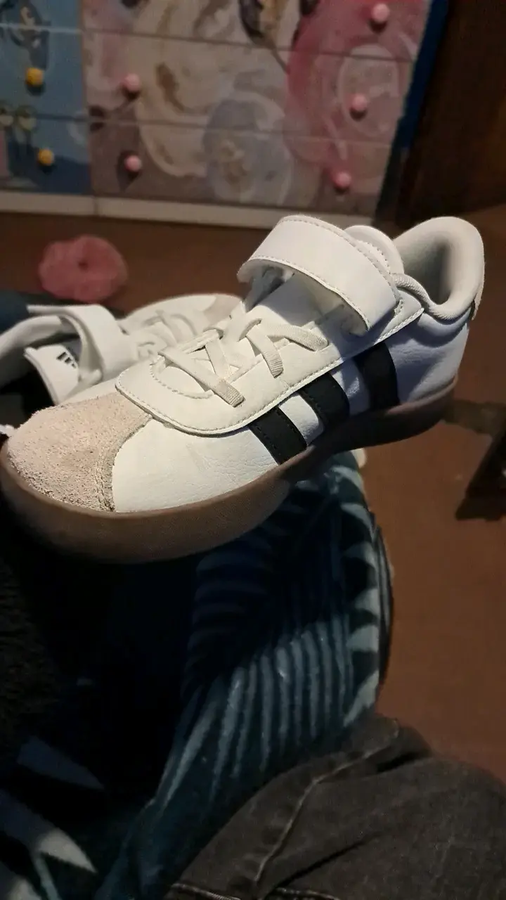 Zapatillas deportivas blancas con velcro Adidas - 2