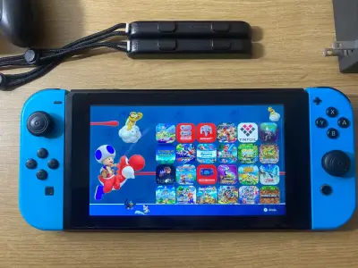 Nintendo Switch Magia 128gb Celeste - miniatura 2