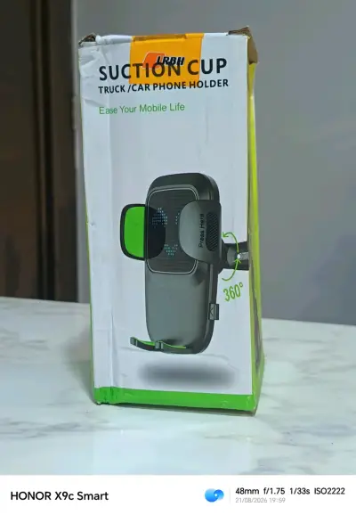 Soporte para Teléfono de Auto con Ventosa y Rotación 360° - miniatura 1