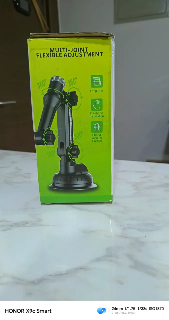 Soporte para Teléfono de Auto con Ventosa y Rotación 360° - 2