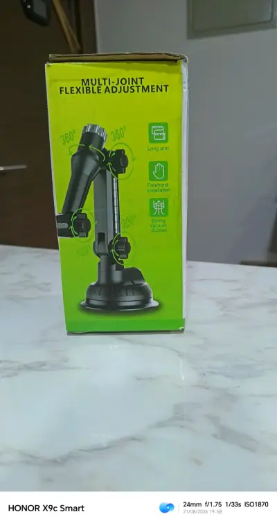 Soporte para Teléfono de Auto con Ventosa y Rotación 360° - miniatura 2
