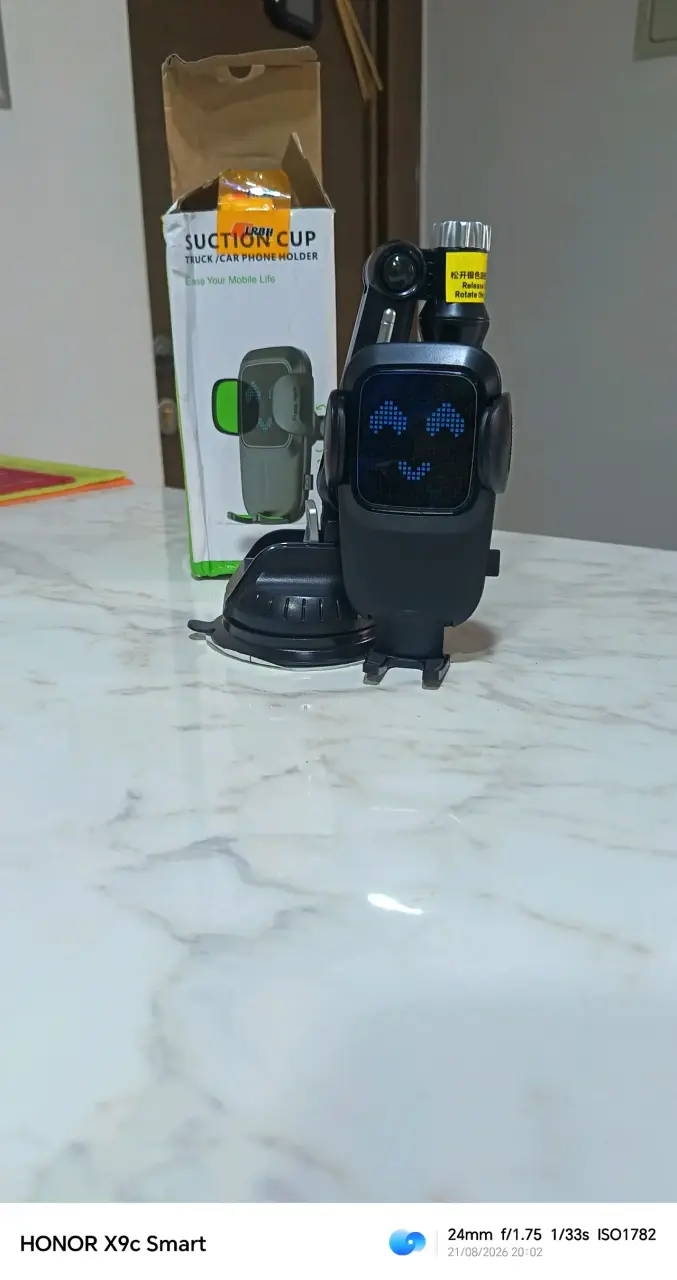 Soporte para Teléfono de Auto con Ventosa y Rotación 360° - 3