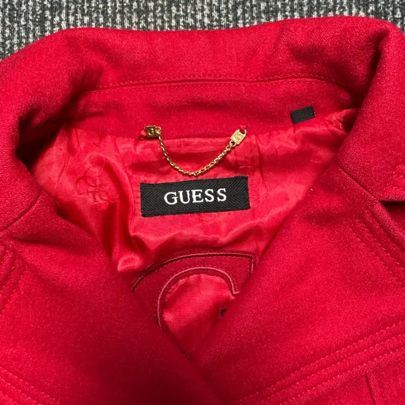 Abrigo rojo  lana Guess - 2