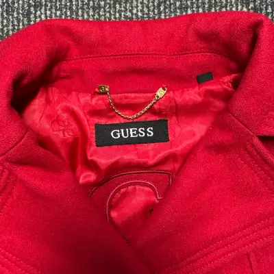 Abrigo rojo  lana Guess - miniatura 2