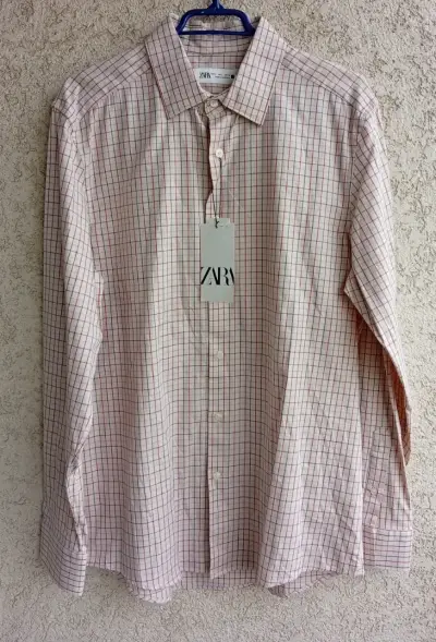 Camisa a cuadros para hombre Zara - miniatura 1