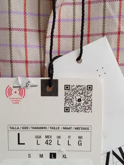 Camisa a cuadros para hombre Zara - miniatura 5