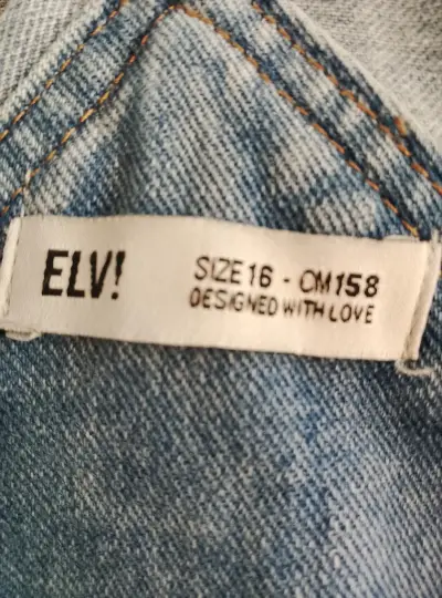 Jardinera de mezclilla marca ELV (Falabella ) - miniatura 3