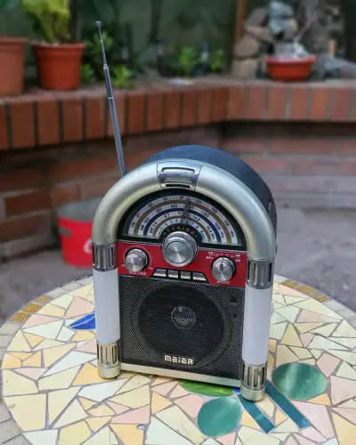 Radio retro Meier con antena y USB - miniatura 1