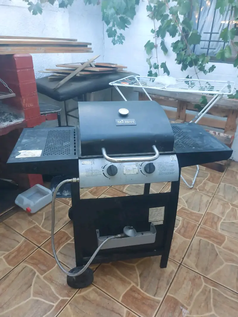 Parrilla a gas Mr. Beef con dos quemadores - 1