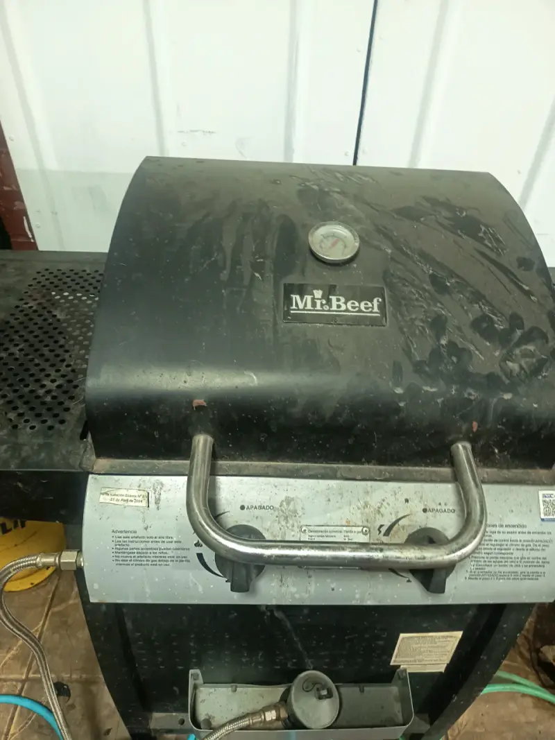 Parrilla a gas Mr. Beef con dos quemadores - 2
