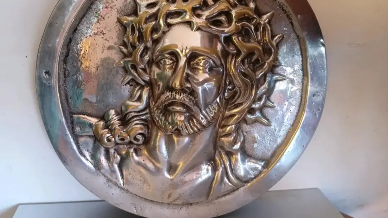 Jesucristo con corona de espinas decoración - 3