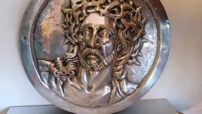 Jesucristo con corona de espinas decoración - miniatura 3