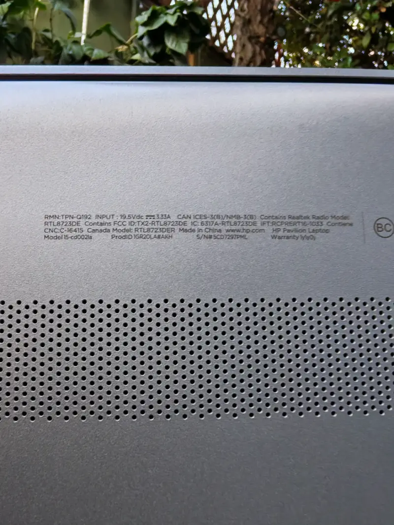 Laptop HP Pavilion 15.6 pulgadas gris - 3