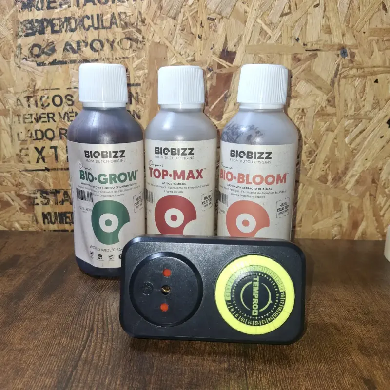 Kit de Fertilizantes Orgánicos BioBizz con Temporizador - 3