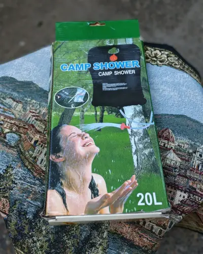 Ducha Solar Portátil de Camping 20L - miniatura 1