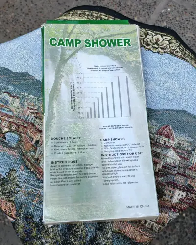 Ducha Solar Portátil de Camping 20L - miniatura 2