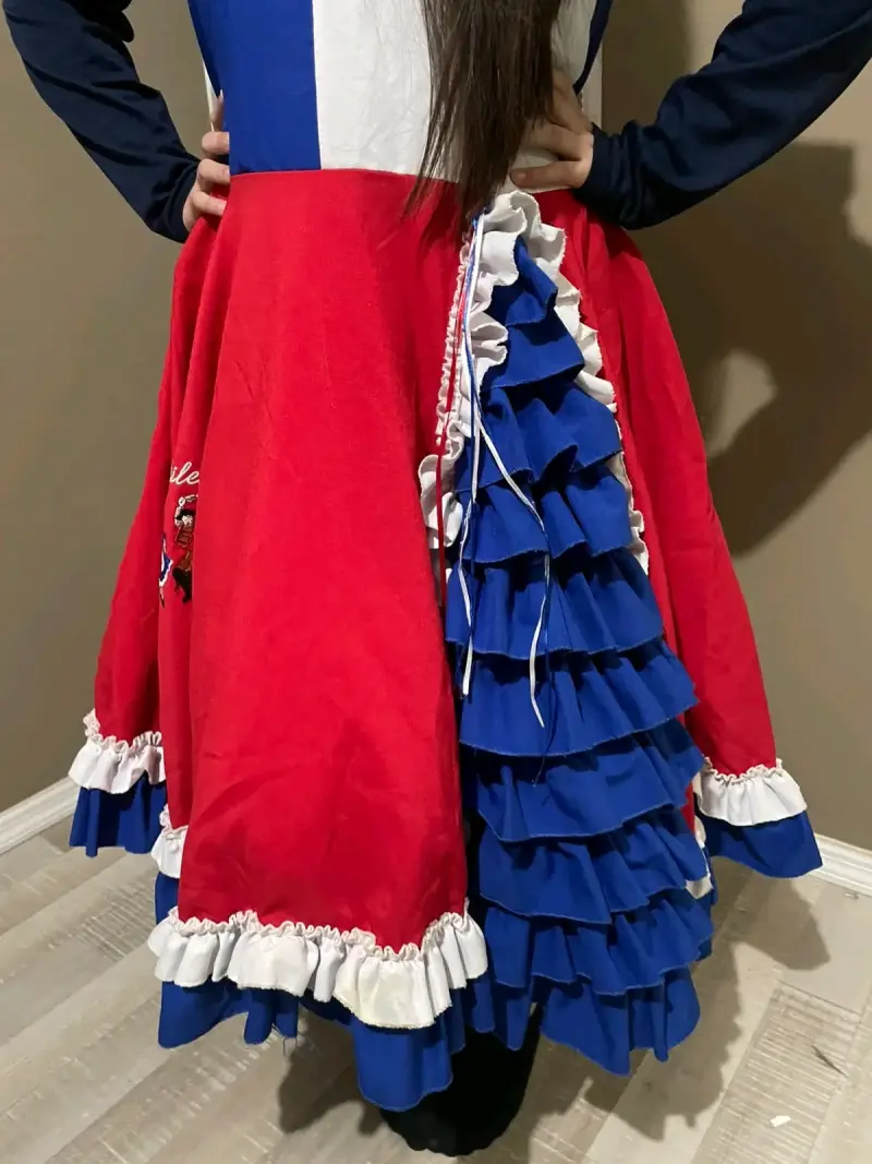 Vestido de Huasa Chilena con Volantes - 3