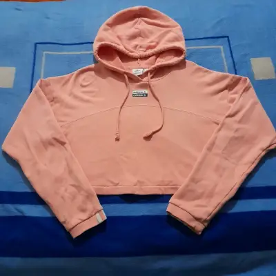 Conjunto deportivo rosa Adidas con capucha - miniatura 1