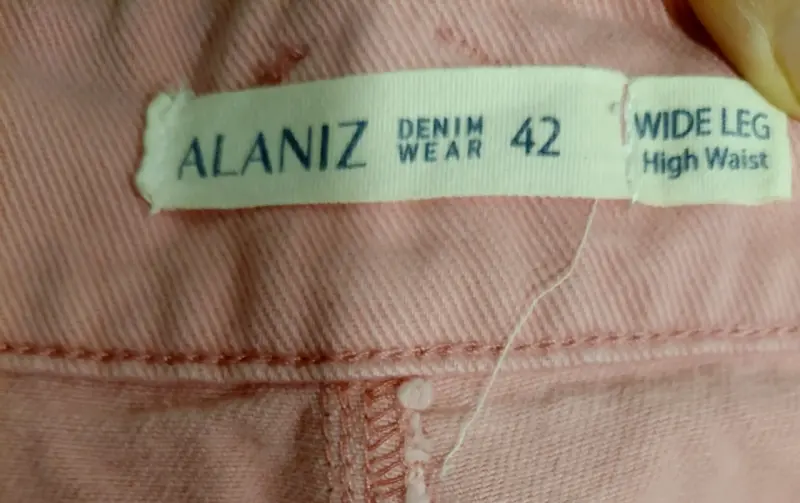 Pantalones Alaniz rosa de pierna ancha - 2