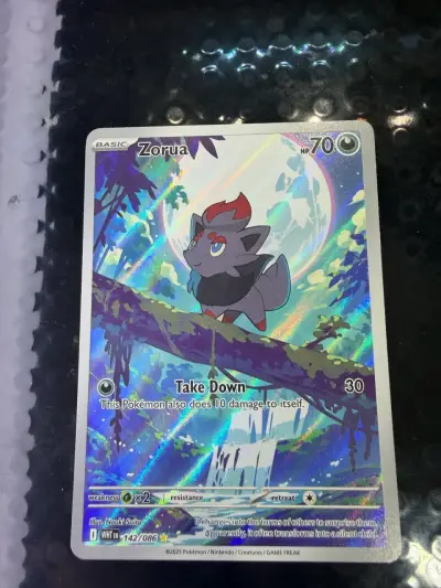 Carta Pokémon Zorua Holográfica - miniatura 1