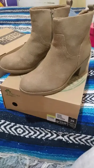 Botines de gamuza beige Panama Jack talla 39 - miniatura 1