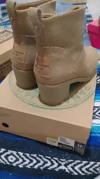 Botines de gamuza beige Panama Jack talla 39 - miniatura 2