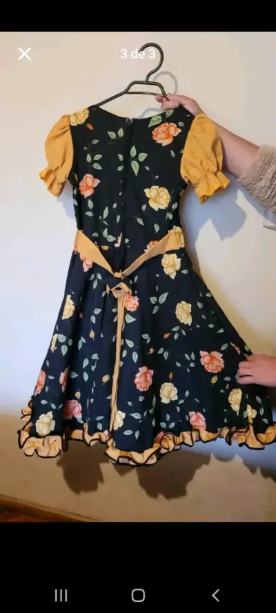 Vestido de cueca talla 16/S - miniatura 3