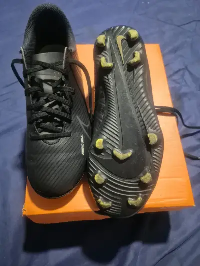 Zapatillas de fútbol Nike Mercurial negras - miniatura 1