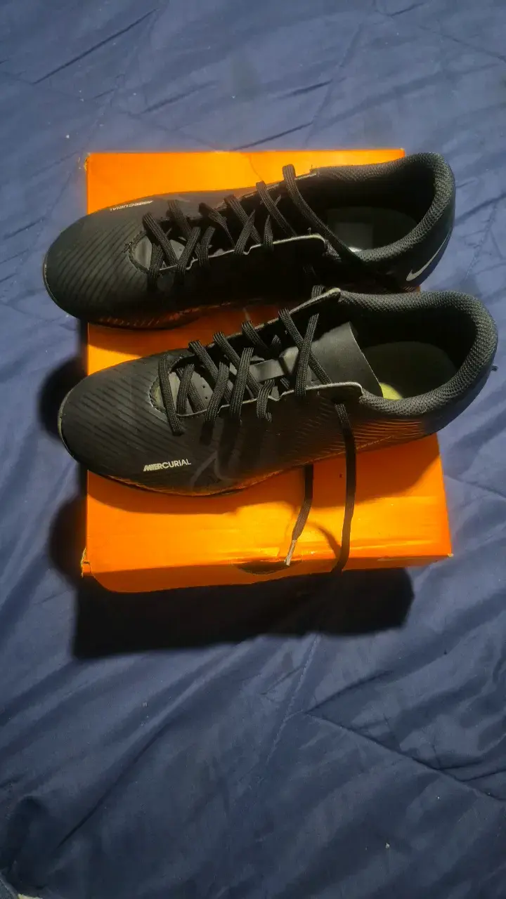 Zapatillas de fútbol Nike Mercurial negras - 2