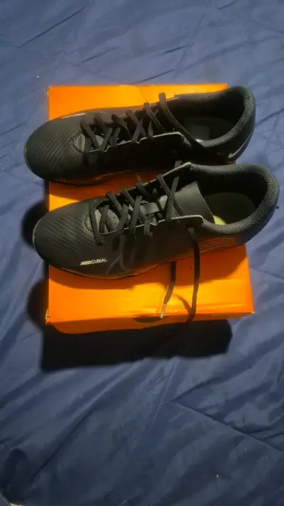 Zapatillas de fútbol Nike Mercurial negras - miniatura 2