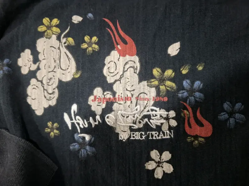 Polera manga larga con diseño japonés Big Train - 4