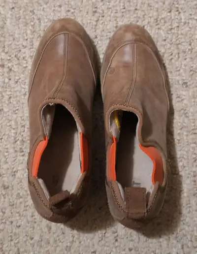 Botines de cuero marrón con tacón CAT - miniatura 2