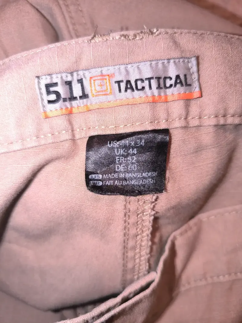 Tácticos 5.11 y Propper diferentes tallas