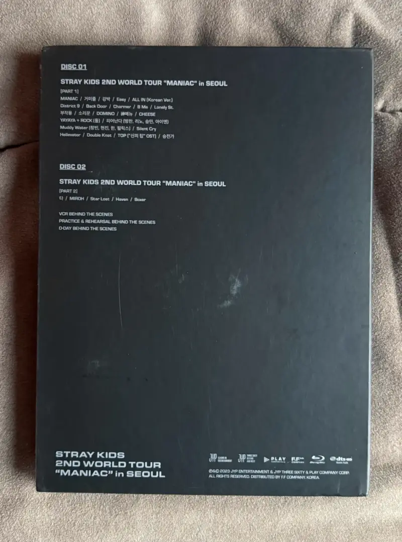 Blu Ray Stray Kids 2nd World Tour Maniac en Seúl - 4