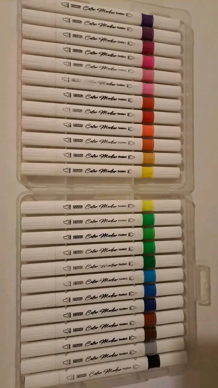 Set de 24 marcadores de colores doble punta - 2