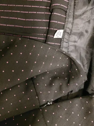 Falda Coquette polka dots negra con puntos rosa - miniatura 2