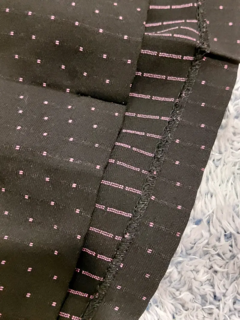 Falda Coquette polka dots negra con puntos rosa - 3