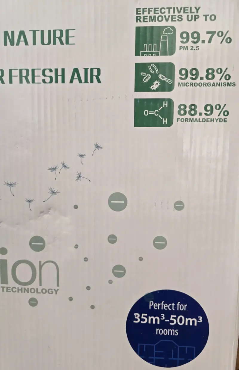 Purificador de Aire con Control Remoto y Filtro HEPA - 3