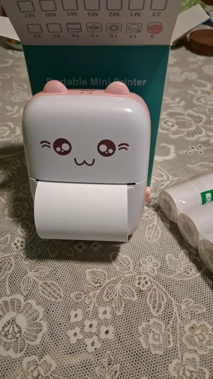 Impresora portátil mini con diseño kawaii - 2