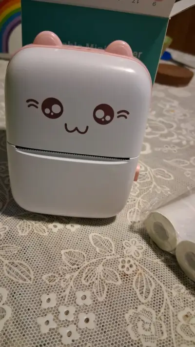 Impresora portátil mini con diseño kawaii - miniatura 4
