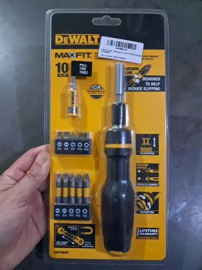 Destornillador telescópico DeWalt MaxFit 10 piezas - miniatura 1