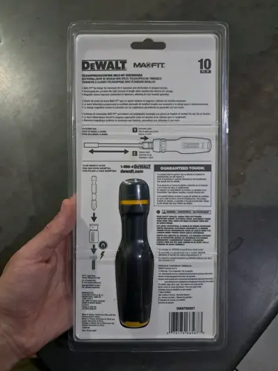 Destornillador telescópico DeWalt MaxFit 10 piezas - miniatura 2